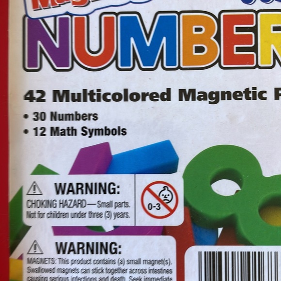 Multicolored Magnetic Numbers and Math Symbols - Picture 3 of 5